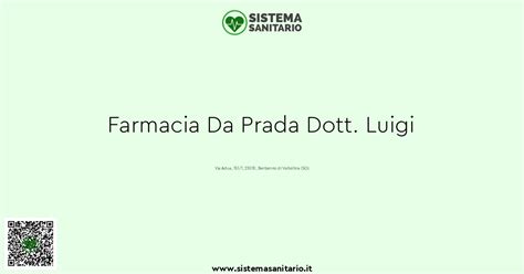 Farmacia Da Prada a BERBENNO DI VALTELLINA .